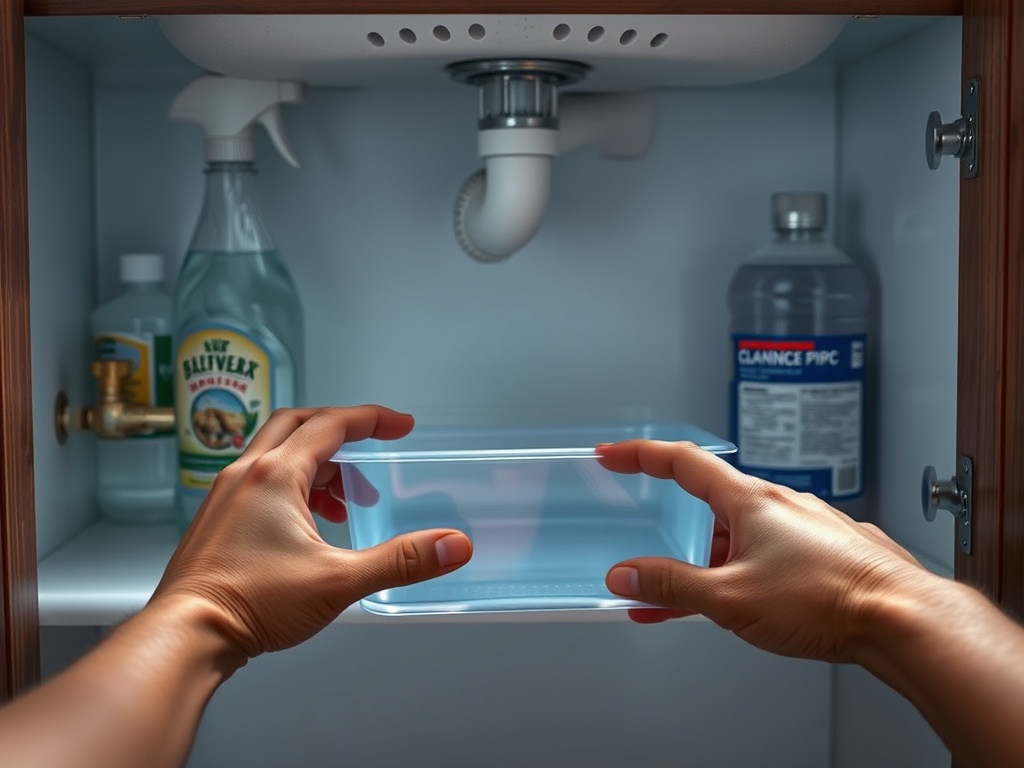 How to Organize Under the Kitchen Sink