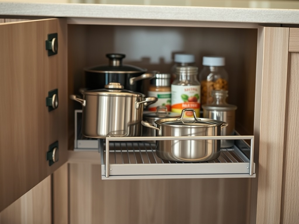 How to Add Pull-Out Storage Without Full Cabinet Replacement